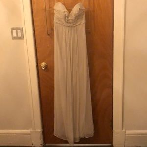 Amsale silk gown size 4! Worn once